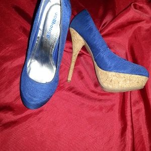 Dollhouse Shoes - blue stilettos Dollhouse Shoes - blue stilettos
